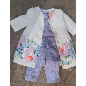 Girls Peplum suit w/ jacket